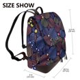thumbnail image 2 of Sikiie Colorful Shells Women Genuine Leather Backpack Fashion Rucksack Daypack Leather Casual Travel Backpacks for Women, 2 of 4