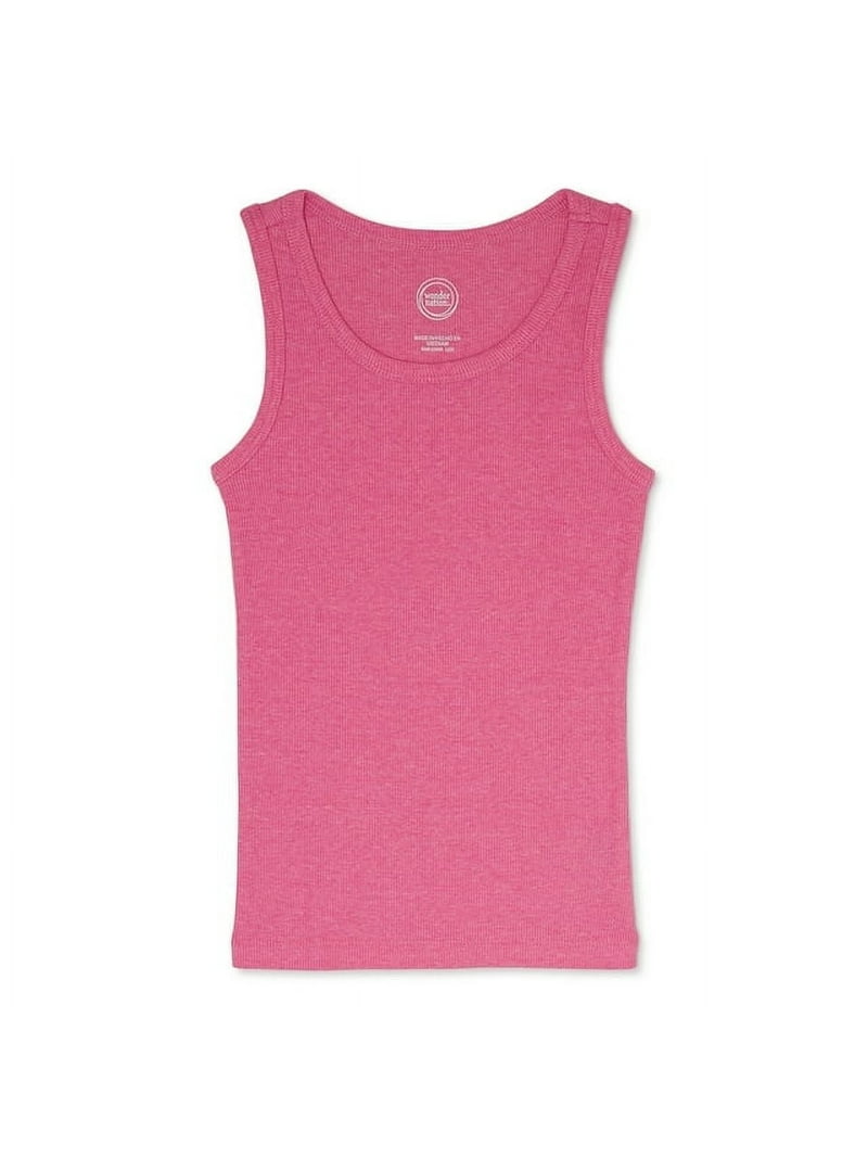 Wonder Nation Girls Tank Tops - 6-Pack, Sizes 4-18 - Walmart.com