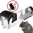 thumbnail image 1 of Trampa para ratones de 1 pieza, trampas humanas inteligentes para ratones, ratones originales, atrapar ratones vivos, trampa para ratas de plástico respetuosa con los animales, 1 of 4