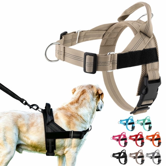 Dog Friendly Co Harness, Adjustable Anti-Escape No-Pull Dog Harness with Front D-Ring, Breathable Soft Vest for Daily Walking and Training