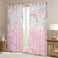 thumbnail image 2 of Manfei Girls Pink Bowknot Black Out Curtains,Cartoon Bow Tie Curtains Pack of 2 (42x63 Each),Princess Bowtie Ribbon Bedroom Curtains For Kids,Ultra Soft Home Decor, 2 of 6