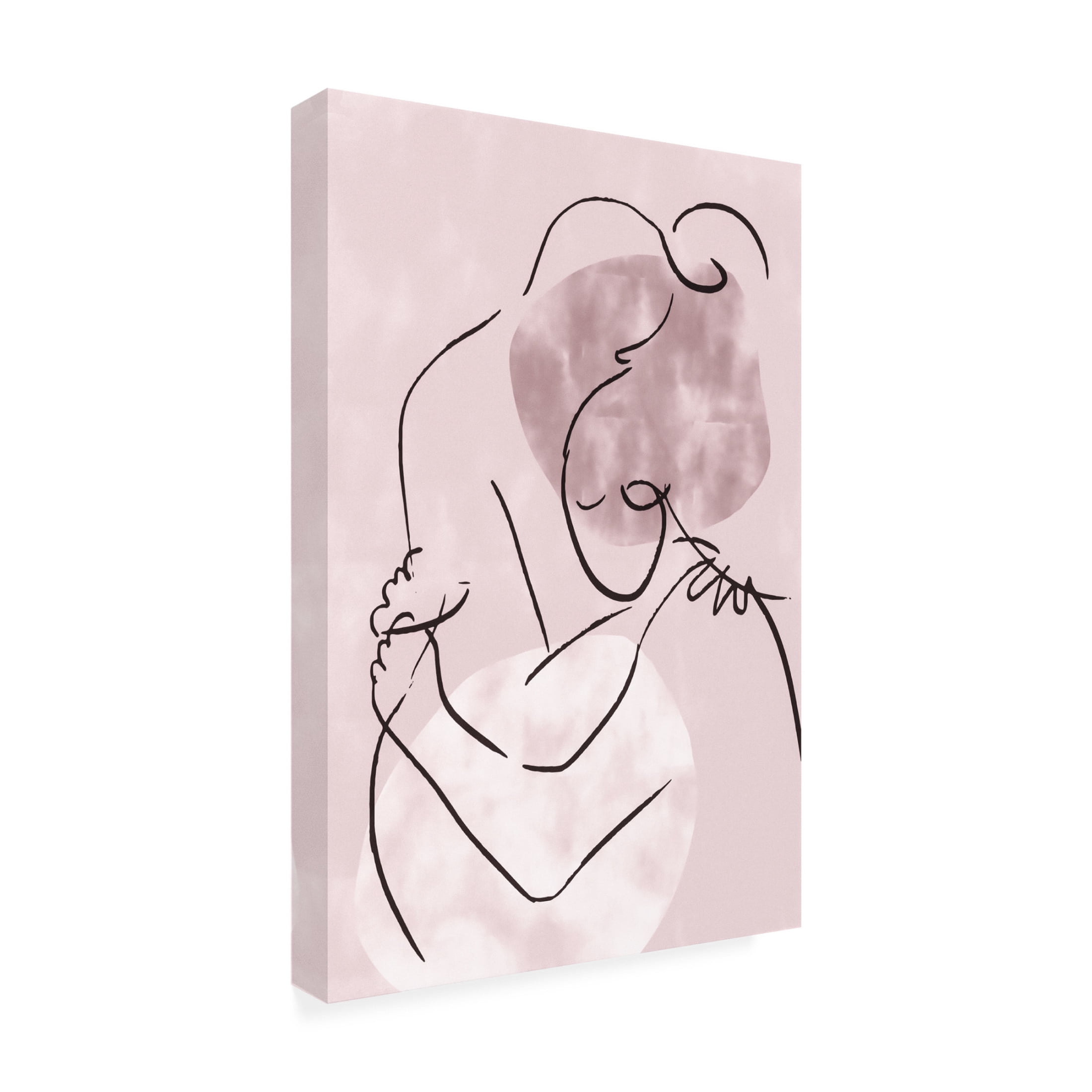 Trademark Fine Art Pictufy Studio II Lovers Hug Canvas Wall Art