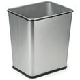 thumbnail image 1 of Polder 7 Gallon Under Counter Trash Waste Can Recycle Bin, Stainless Steel, 1 of 5