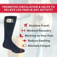 thumbnail image 4 of TRHOO-Compression Crew Socks - Anti pickpocket Zipper Socks with Pockets - 9mmHg - 12mmHg Light Compression, 4 of 4