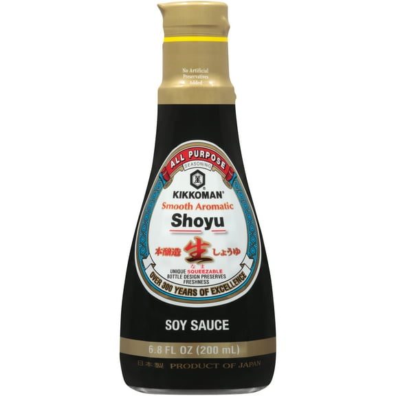 Kikkoman Smooth Aromatic Soy Sauce, 6.8 oz