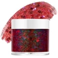 thumbnail image 1 of Glitter Gel For Body Face Hair And Lip Color Changing Glitter Gel Under Light,Pink Makeup Eye Shadow, 1 of 9