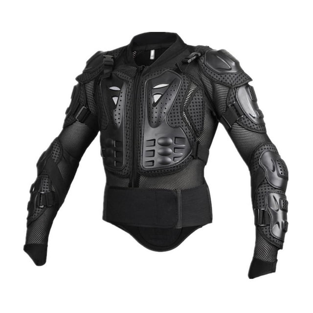 Chaqueta de Motocicleta DYNWAVEMX Negra Armadura de protector de cuerpo completo XXXL