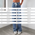 thumbnail image 3 of Women's High Waisted Wide Leg Jeans, Retro Style Slimming Denim Pants with Cargo Pockets, Casual Loose Fit Stretch Jeans for Daily Wear, Comfortable Cotton Blend Vintage Inspired Jeans Light Blue, 3 of 6