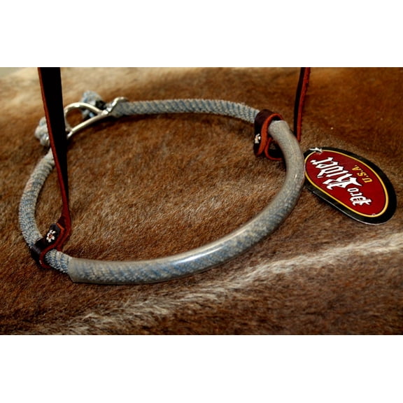 Horse Show Bridle Western Leather Barrel Racing Tack Rodeo NOSEBAND 99131