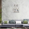 thumbnail image 5 of Farmhouse Flower Bathroom Decor Wall Art Rustic Hummingbird White Floral Pictures Wall Decor Relax Soak Unwind Home Sweet Home Canvas Painting Prints Artwork Decorations Framed for Bedroom 12"x16", 5 of 6