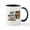 White/Black Inside, variant on CafePress - Morning Coffee Owl Mugs - 11 oz Ceramic Mug - Novelty Coffee Tea Cup