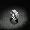 thumbnail image 2 of Anillo giratorio termogénico de moissanita Vikanda: anillos giratorios para mujeres con ansiedad, 2 of 4