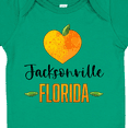 thumbnail image 4 of Inktastic Jacksonville Florida Orange in Heart Boys or Girls Baby Bodysuit, 4 of 5