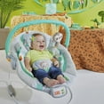 thumbnail image 4 of Jungle Vines Comfy Baby Bouncer with Vibrating Infant Seat, Toy Bar & Taggies (Unisex), 4 of 18