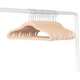 thumbnail image 2 of 3 Sprouts Baby Velvet, Non-Slip Clothes Hangers - Pack of 30 - Hazelnut, 2 of 5