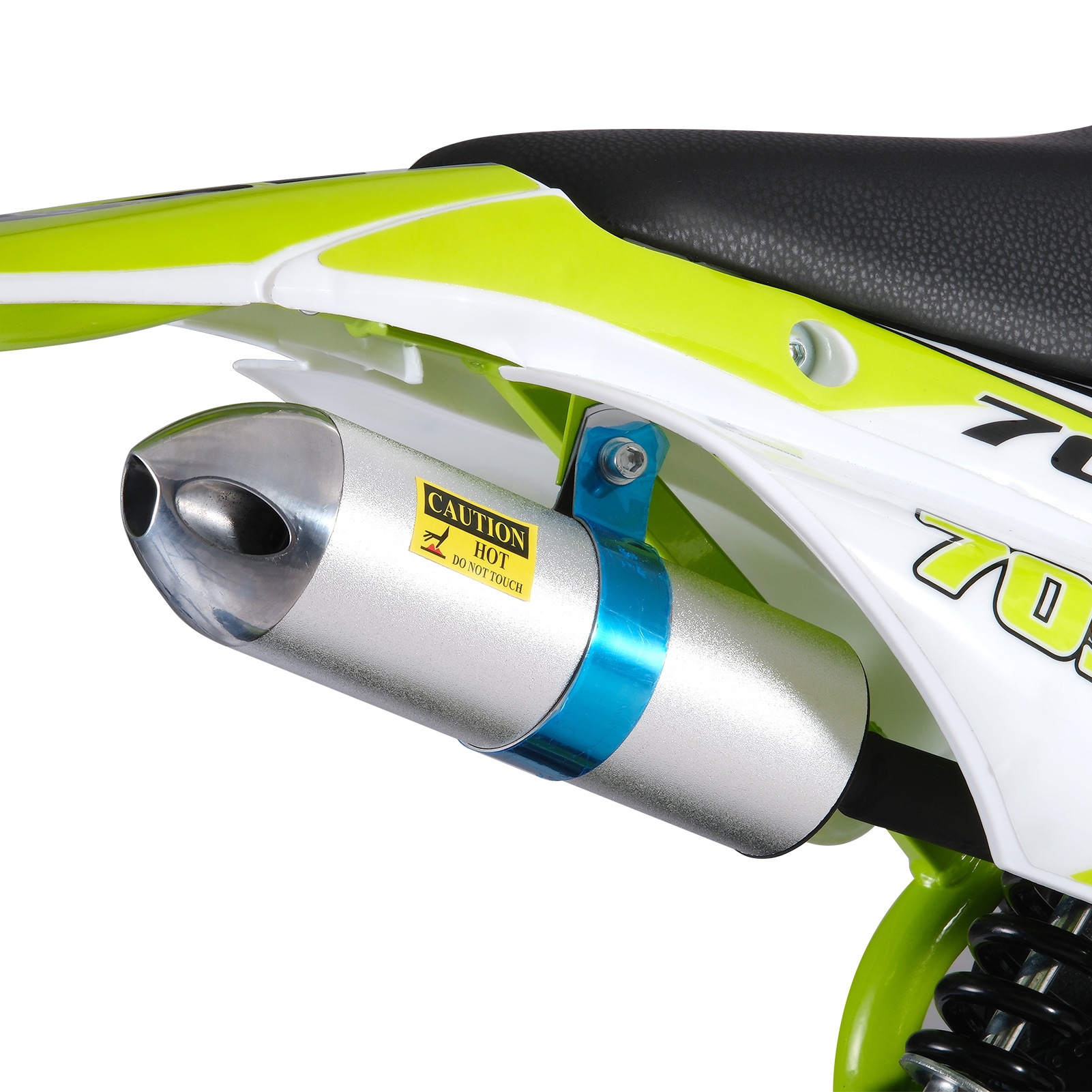 AQCW 49cc 2-Stroke Kids Dirt Bike,Gas Power Motocross,Off Road Mini Motorcycle,Children Pocket Motorbike with Front Rear Disc Brakes (Green)