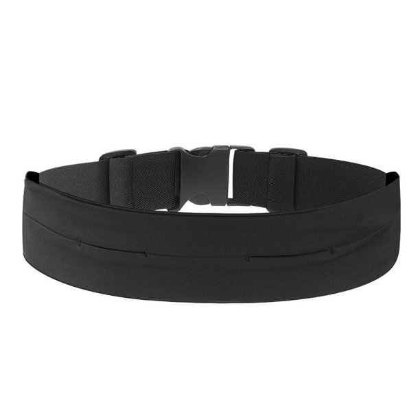 Cinturón para correr maratón, montañismo, velcro, bolsa para teléfono móvil, cremallera invisible, riñonera deportiva multifuncional