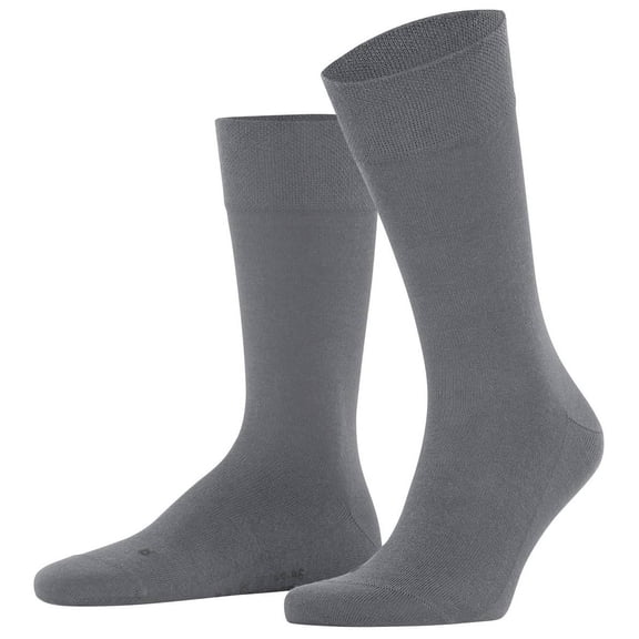 Falke Men Socks Cotton Grey 9-11,5