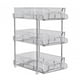 thumbnail image 1 of Estante de Almacenamiento para Baño, Organizador de Gabinete Extraíble, Estantes de Escritorio, Estante para Carrito de Ducha, Bandeja de Tocador para 3 Niveles 29x21.2x37cm Sunnimix Estante de baño, 1 of 7