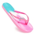 thumbnail image 6 of Girls Flip Flop Sandals - Little/Big Kids Animal Fruit Print, Easy-On Slide Thong Summer Beach Water Shoes, 6 of 6