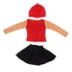 thumbnail image 4 of Elegante ropa de muñeca BJD 1/3, trajes de de invierno - Pullover Tops, camiseta, minifalda, gorra para Lolita BJD, muñeca par Hugo Trajes De Muñeca De Chica De Moda, 4 of 8