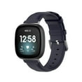thumbnail image 1 of Bracelet de Montre de Rechange en Cuir à Queue Ronde Compatible avec Versa 4 3 et Sense 2 1 Montres Intelligentes, 1 of 4