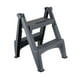 thumbnail image 2 of Escalera plegable de 2 escalones, ligera, multifuncional, para lavado de autos, con pedal antideslizante para interiores y exteriores, construcción Gris, 2 of 8