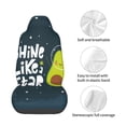thumbnail image 3 of Lsque Avocado in Space1 Pattern Car Seat Covers for Front Seats , Waterproof Seat Covers for Cars, Sporty Front Seat Covers,Car Seat Cover Protector Front Seats, 3 of 5
