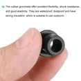 thumbnail image 4 of 20Pcs T Shape Rubber Grommet Mount Dia 12.5mm ID 8mm H 12.5mm Black Seal Protection Cable Grommets Cable Pipe, 4 of 5