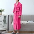 thumbnail image 5 of beishanbush 2025 Women Robes Under $10 Women'S Double Pocket Flannel Bathrobe Soft and Warm Double Faced Velvet Bathrobe Pajamas and Home Wear Bathrobe Robe, 5 of 6