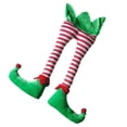 thumbnail image 1 of Yuarrent Elf Legs Christmas Tree Decoration Plush Santa New Claus Decor Door Xmas Home Year Navidad for Lawn Yard Patio Kits de decoración para fiestas, 1 of 6