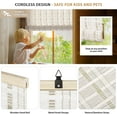 thumbnail image 3 of LazBlinds Cordless Bamboo Blinds, Bamboo Roll Up Shades for Windows, Light Filtering Hanging Window Blinds, Bamboo Shades for Patio Indoor/Outdoor Porch, 36'' W x 64'' H, Whitewash B, 3 of 6