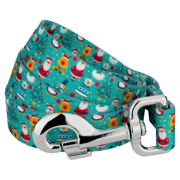 Country Brook Petz® 1 inch Santa & Friends Dog Leash, 4 Foot