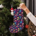 thumbnail image 5 of Lsque rainbow color mushroom Skull Pattern 18 Inch Christmas Stockings, Festive Holiday Stocking for Christmas Decorations Holiday Decor, 5 of 7