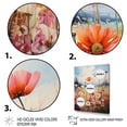 thumbnail image 3 of Designart "Meadow Wildflower Euphony" Floral & Botanical Floater Framed Wall Art Living Room, 3 of 7
