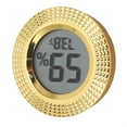 thumbnail image 4 of Temperature Humidity Gauge Metal Frame Insert Digital Hygrometer Compact Intelligent Detection Eco Friendly Round with Rubber Ring for Storage Cabinet, 4 of 8