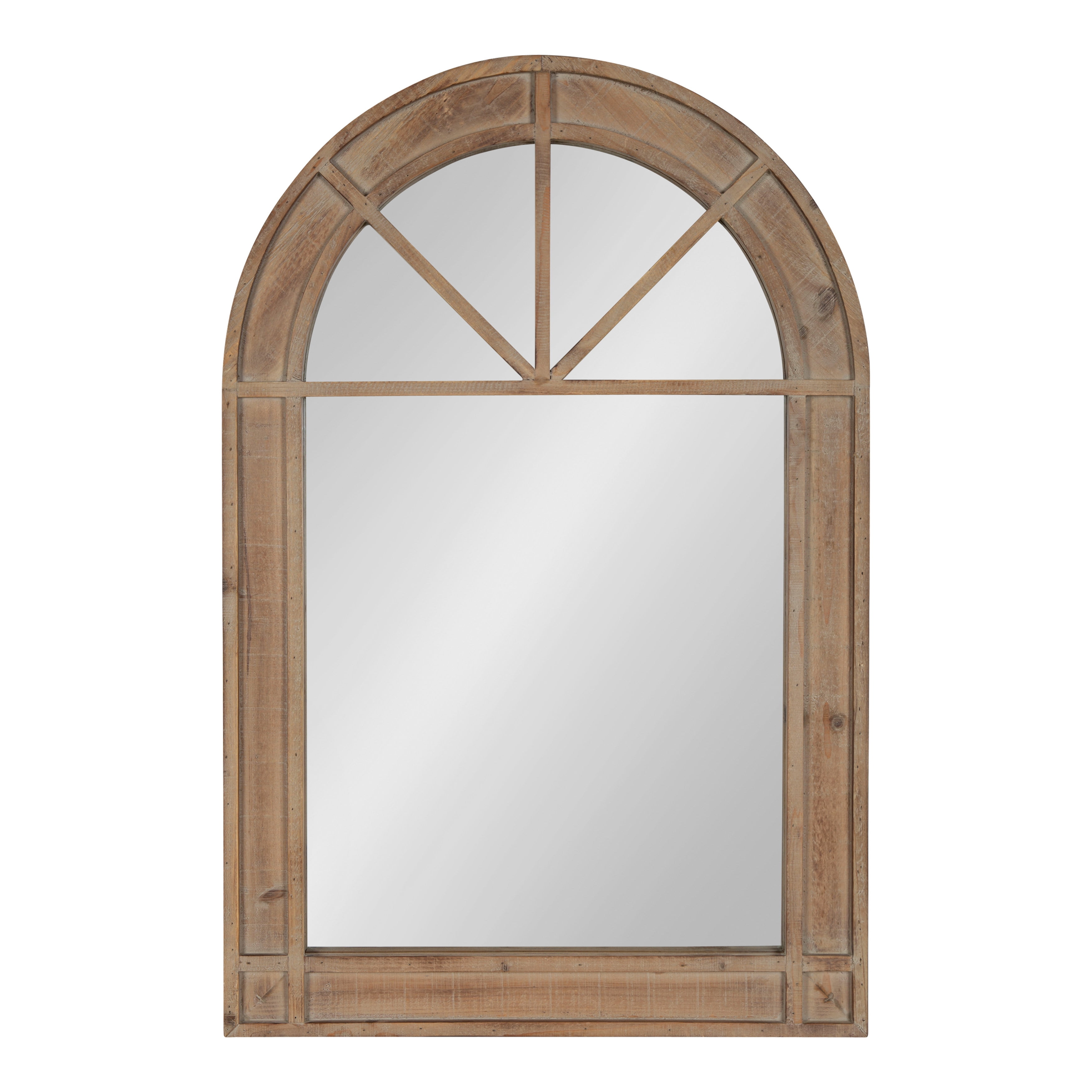 Kate and Laurel Stonebridge Rustic Arch Mirror Wall Decor, 24" x 36
