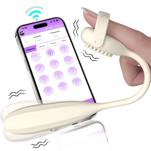 AYIYUN APP Remote Control Vibrator Sex Toys with 7 Vibrations for Women Bluetooth Wearable Vibrating Panty Bullet Adult Toy Stimulator Waterproof Sexual Pleasure Personal Massager Females Couples