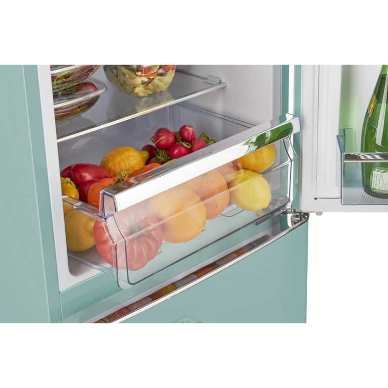 Unique® Appliances Classic Retro 8.7 Cu. Ft. Candy Red Counter Depth Bottom  Freezer Refrigerator