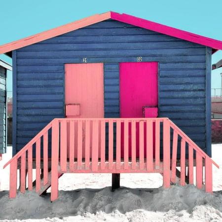 Awesome South Africa Collection Square - Colorful Beach Huts Thirty One & Thirty Two