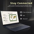 thumbnail image 6 of Lenovo IdeaPad 3i 15.6" FHD Touchscreen Laptop, Intel Core i5-1155G7, 16GB RAM, 512GB PCIe SSD, Intel Iris Xe Graphics, HD Webcam, Dolby Audio, WiFi 6, Win 11, Abyss Blue, 128GB Hotface USB Card, 6 of 7