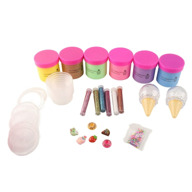 Slime 6pcs Butter Slime Kit Pressure Relief Toy