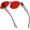 Grey-r100, variant on Night Sleep Glasses for Women and Men with Red Lens, Blue and Green Light Blocking Eyeglasses for Optimized Sleep