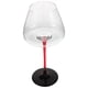 thumbnail image 2 of Copas de vino color burdeos con tallo rojo, 710 ml, copas de cristal de tallo alto para cata de vinos, agarre cómodo para fiestas y celebraciones, 2 of 7