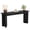 Black, variant on Fnova 70.9" Farmhouse Console Table, Extra Long Wood Entryway Table Sofa Table Behind Couch with Widened Tabletop & Double Pedestal for Living Room, Hallway, Foyer
