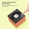 thumbnail image 4 of EGNMCR Mini Portable Square Tide-Play Wireless Bluetooth Speaker Alloy Material HD Sound Quality, Built-in Microphone, Gift, 4 of 6