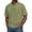 14ZArmy Green, variant on Mens Distressed Henley Shirts Retro Short Sleeve Cotton Tee Shirts Casual Button Down Washed T-Shirts Navy M