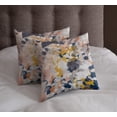 thumbnail image 2 of Soft Abstract Painting in Modern Fresh Colors Navy, Orange, Pink, Cream, White, and Gold Throw Pillow Indoor Cover Pillow Case for Your Home(16in x 16in), 2 of 6