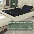 FLEXISPOT Zero Clearance Split King Adjustable Bed Frame Base Massage ...