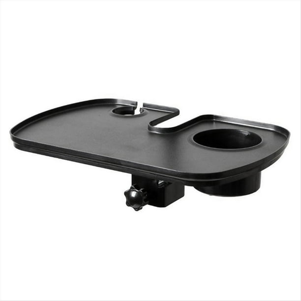 Bandeja para Soporte de Micrófono, Soporte Multifuncional para Micrófono con Portavasos, Estante para Atril, Bandeja para Tarjeta de Sonido.